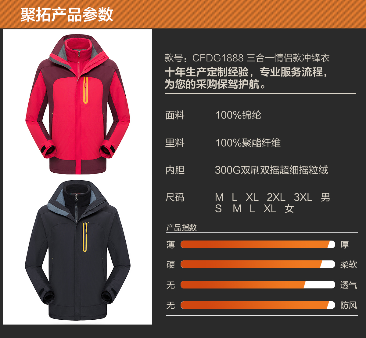 冲锋衣定制款式详情介绍 冲锋衣加工厂冲锋衣定制款式详情介绍